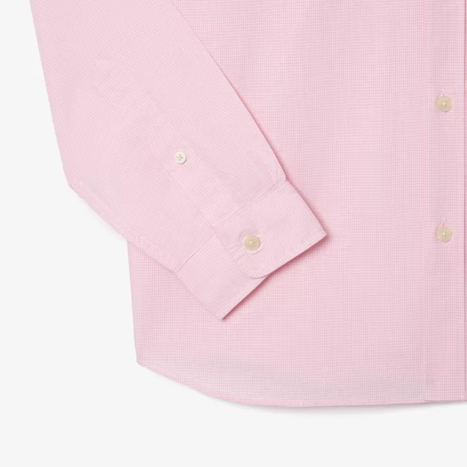 Regular Fit Gingham Poplin Shirt