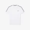 Regular Fit Logo Stripe Stretch Cotton Polo Shirt