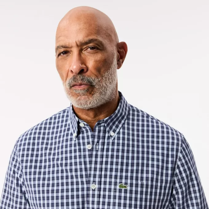 Regular Fit Plaid Poplin Shirt