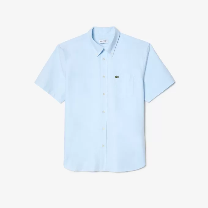 Regular Fit Short Sleeved Oxford Shirt