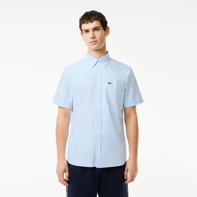 Regular Fit Short Sleeved Oxford Shirt