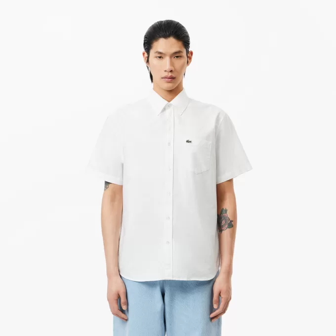 Regular Fit Short Sleeved Oxford Shirt