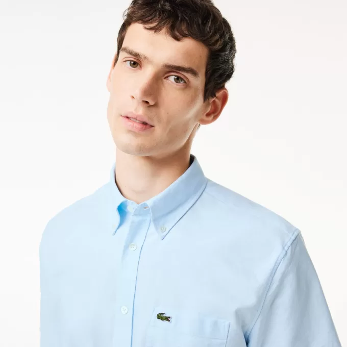 Regular Fit Short Sleeved Oxford Shirt