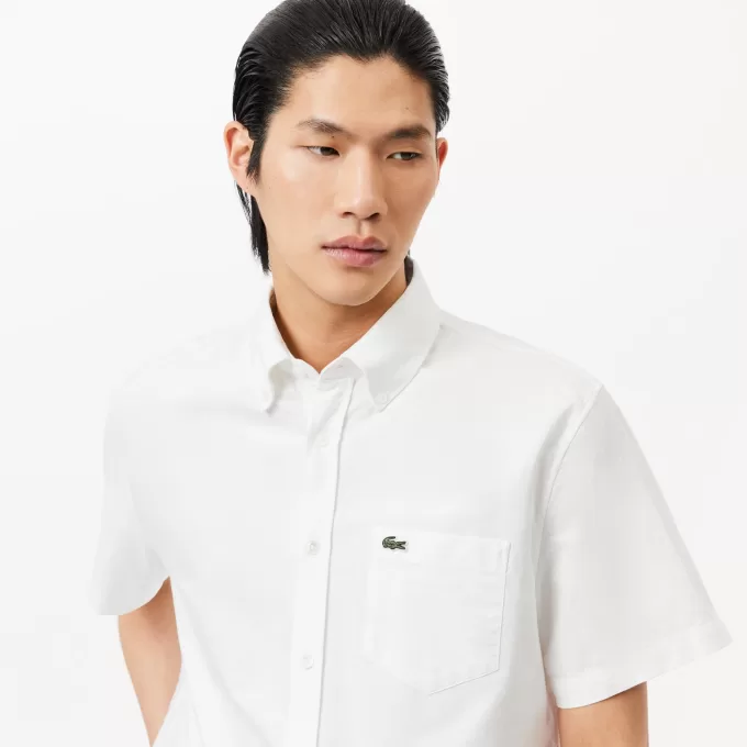 Regular Fit Short Sleeved Oxford Shirt