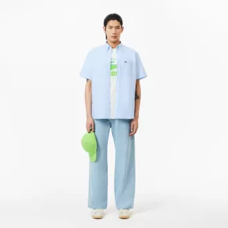 Regular Fit Short Sleeved Oxford Shirt