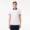 Regular Fit Stretch Cotton Piqué Contrast Collar Polo Shirt