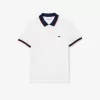 Regular Fit Stretch Cotton Piqué Contrast Collar Polo Shirt