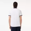 Regular Fit Stretch Cotton Piqué Contrast Collar Polo Shirt