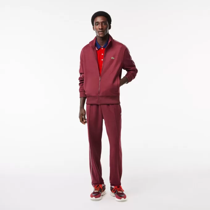 Regular Fit Stretch Cotton Piqué Contrast Collar Polo Shirt