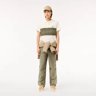 Regular Fit Stretch Piqué Colourblock Polo Shirt