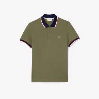 Regular Fit Stretch Piqué Polo Shirt