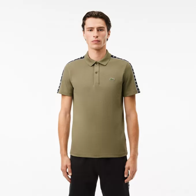 Regular Fit Stretch Piqué Polo Shirt