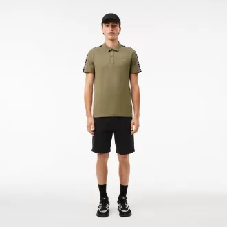 Regular Fit Stretch Piqué Polo Shirt