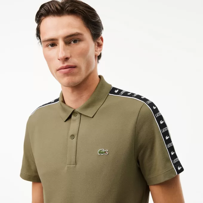 Regular Fit Stretch Piqué Polo Shirt