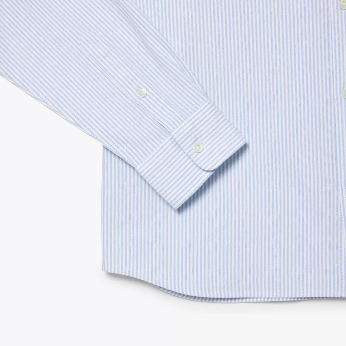 Regular Fit Striped Oxford Pocket Shirt