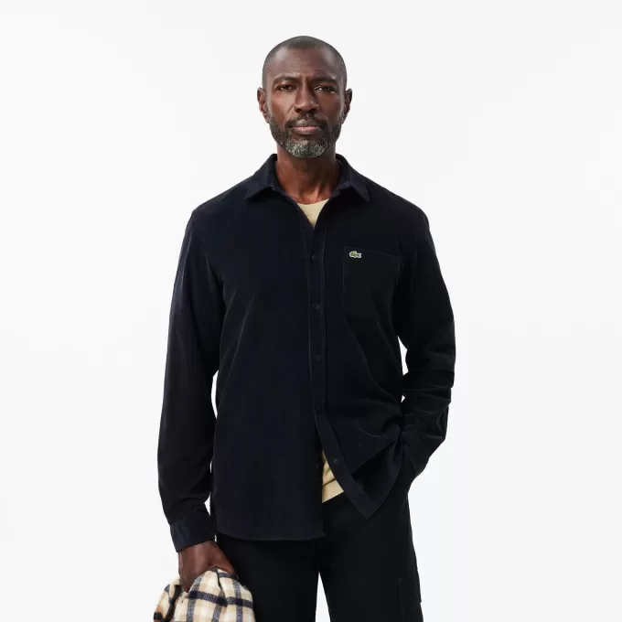 Regular Fit Velour Shirt