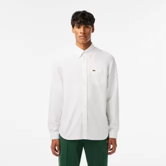 Regular fit cotton Oxford shirt