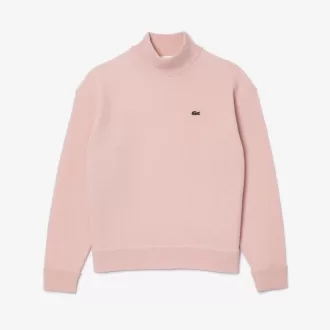 Relaxed Fit Carded Wool High Neck Sweater Relaxed Fit Carded Wool High Neck Sweater