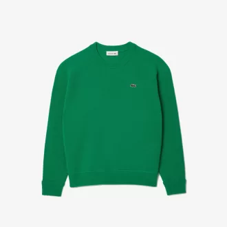 Relaxed Fit Carded Wool Moss Stitch Sweater Relaxed Fit Carded Wool Moss Stitch Sweater