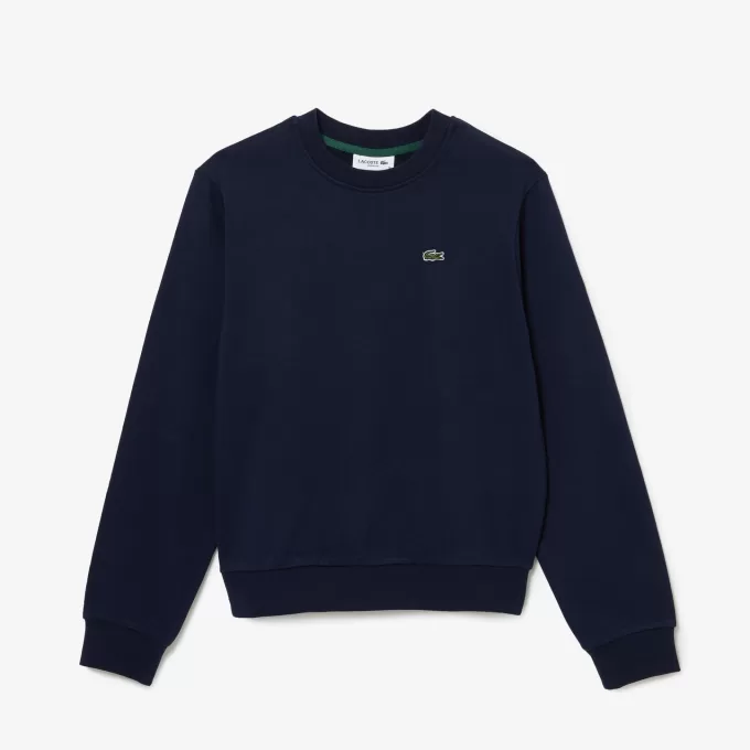 Relaxed Fit Fleece Crew Neck Sweatshirt