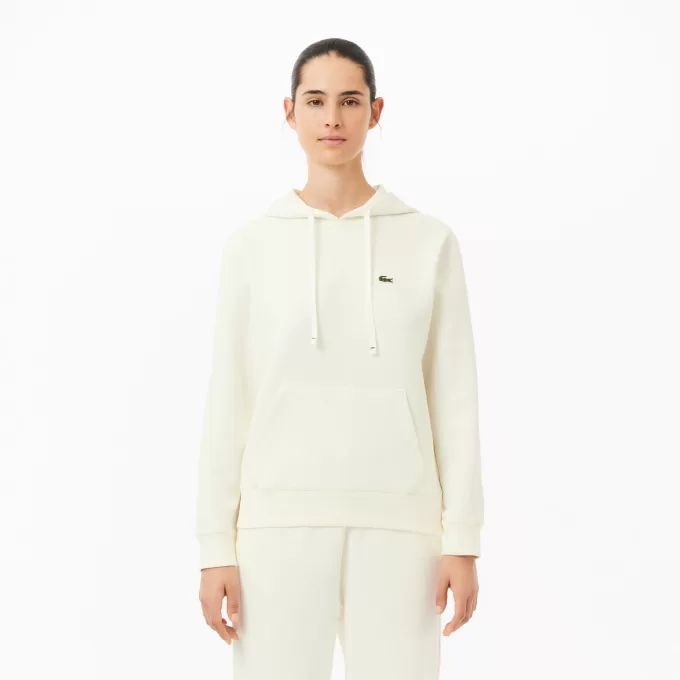 Relaxed Fit Piqué Hoodie