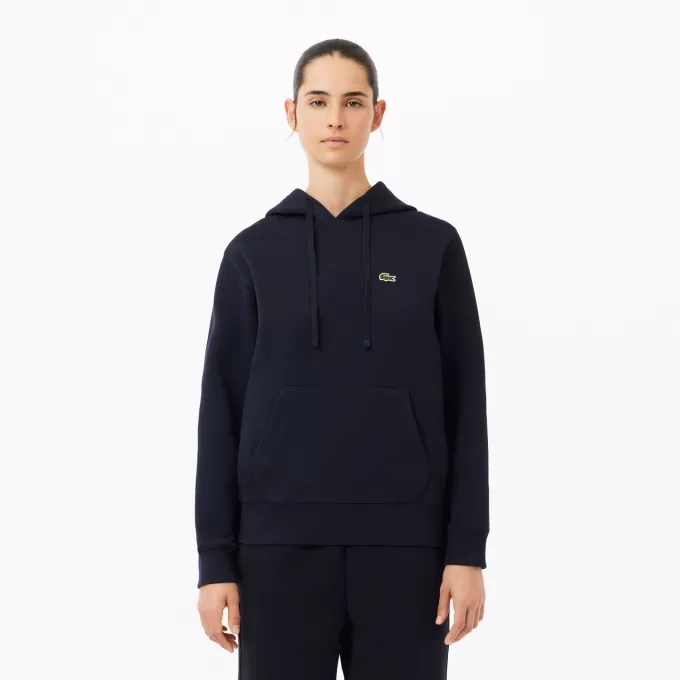 Relaxed Fit Piqué Hoodie