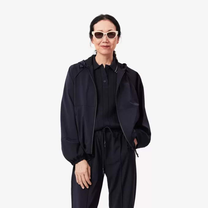 Relaxed Fit Stretch Track Jacket