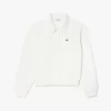 Relaxed Fit Terry Knit Polo Sweatshirt