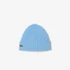 Rib Knit Brushed Wool Beanie