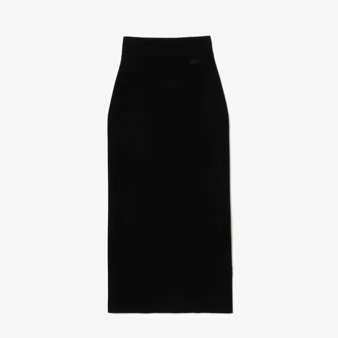 Ribbed, Seamless Knit Pencil Skirt
