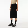 Ribbed, Seamless Knit Pencil Skirt