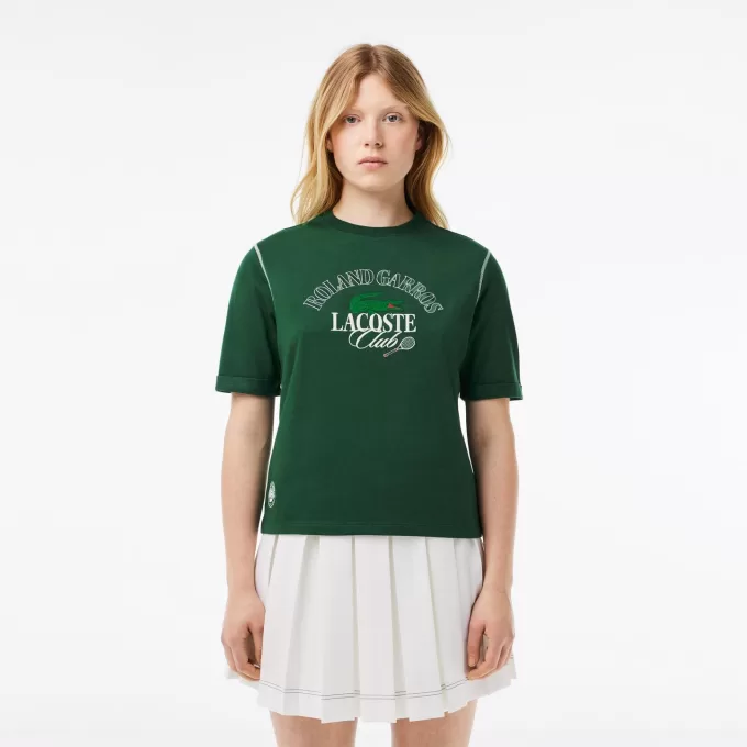 Roland-Garros Edition Relaxed Fit Cotton T-shirt