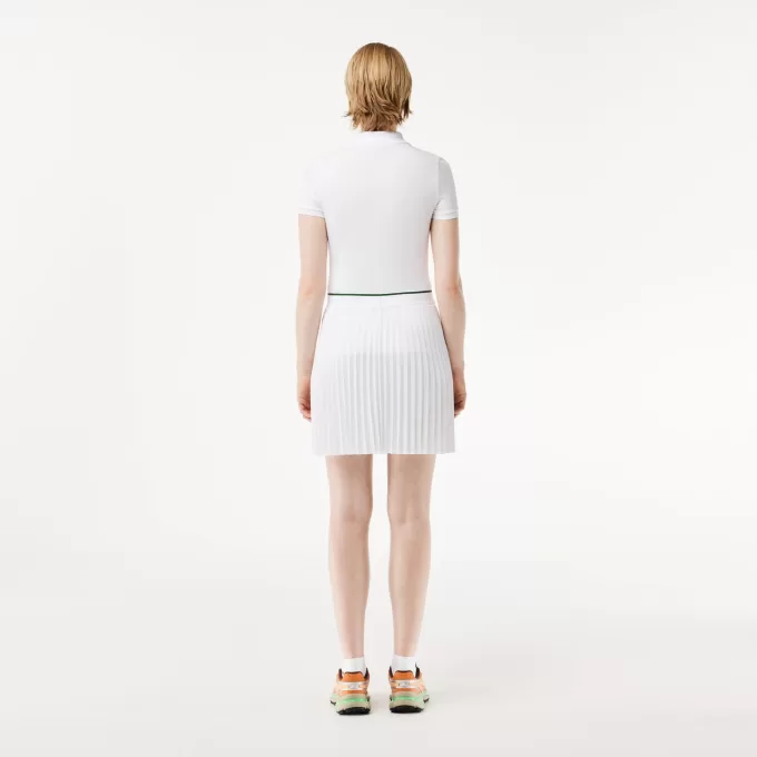 Short Pleated Elastic Waist Skirt