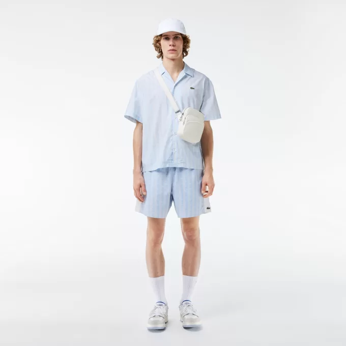 Short Sleeved Monogram Print Shirt