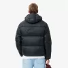 Short Water Repellent Hooded Puffed Jacket