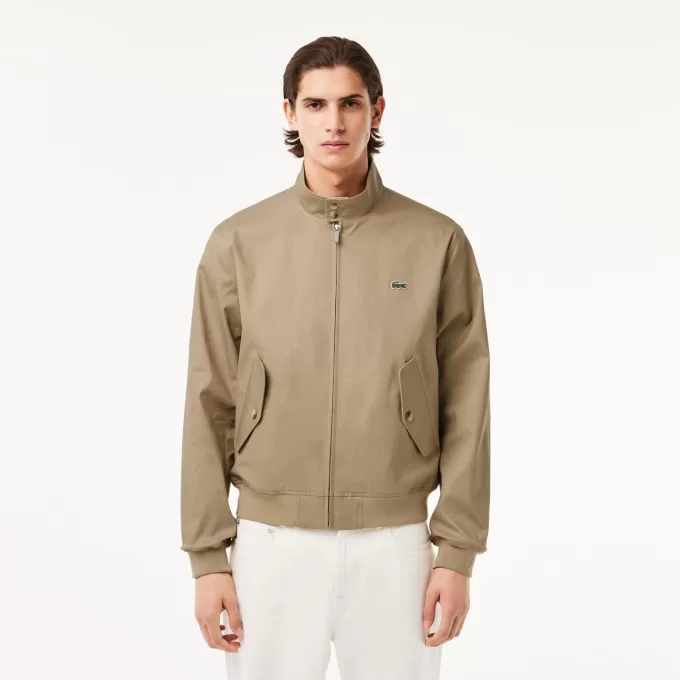 Showerproof Cotton Twill Harrington Jacket