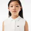 Sleeveless Stretch Mini Piqué Polo Shirt