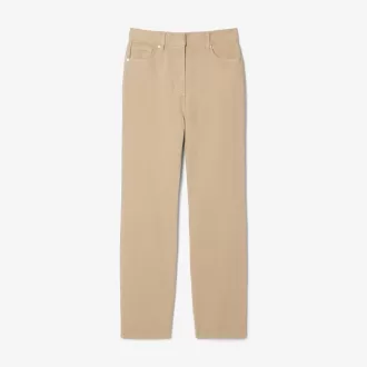 Slim Fit High Waist Denim Pants