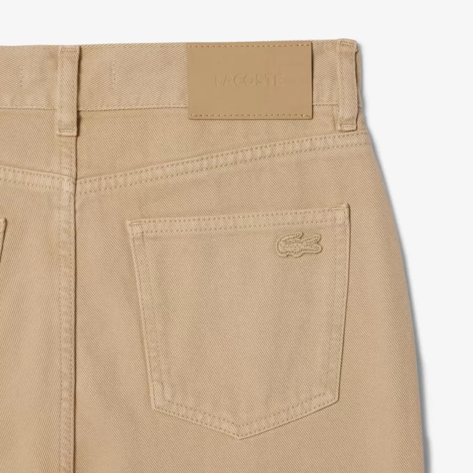 Slim Fit High Waist Denim Pants