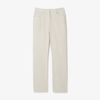 Slim Fit High Waist Denim Pants