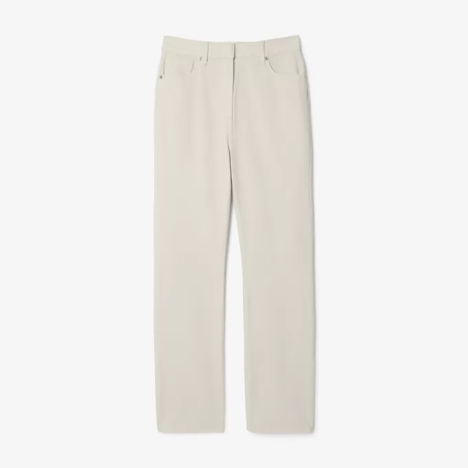 Slim Fit High Waist Denim Pants