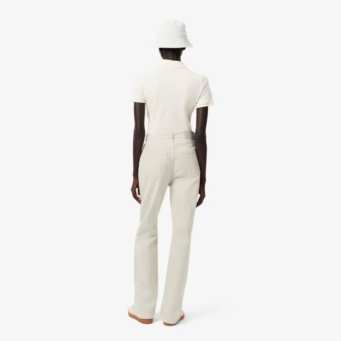 Slim Fit High Waist Denim Pants