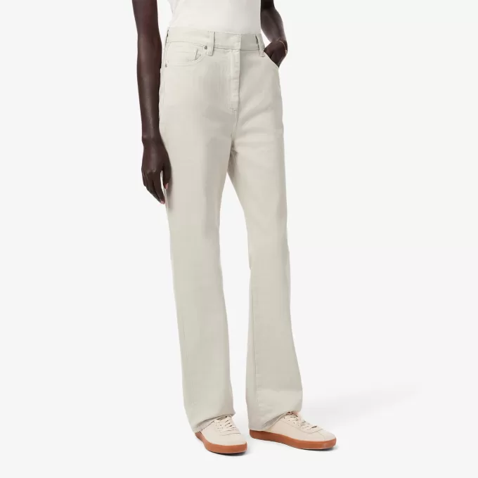 Slim Fit High Waist Denim Pants