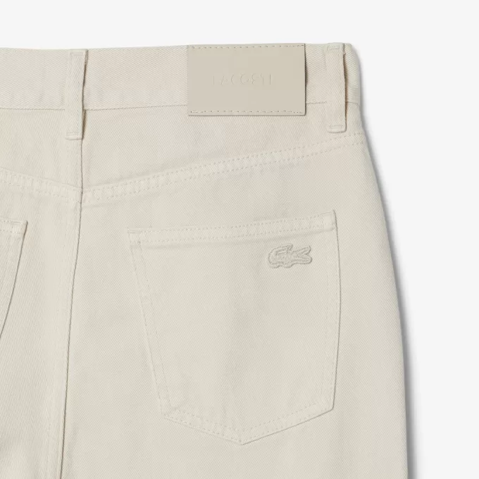 Slim Fit High Waist Denim Pants