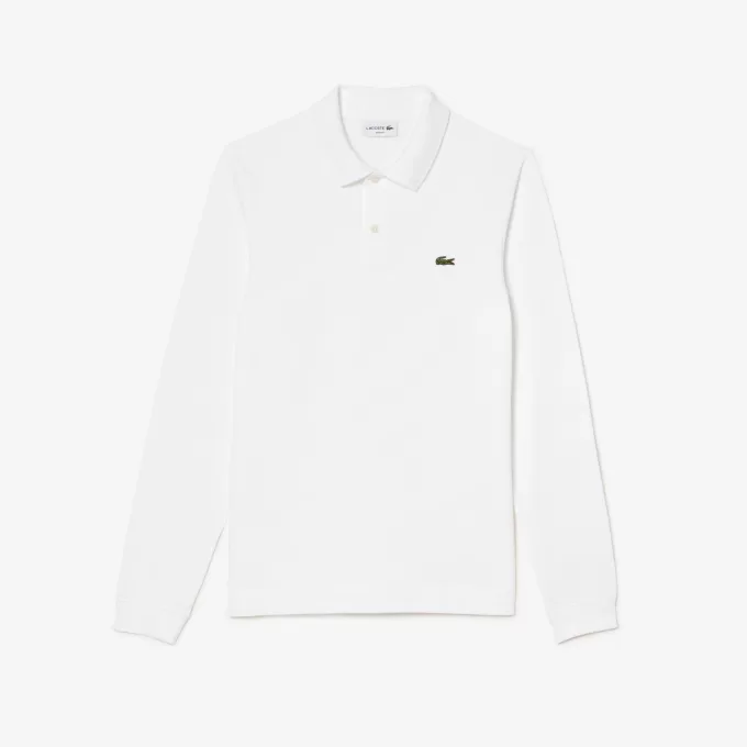 Slim Fit Long Sleeved L.12.12 Polo Shirt