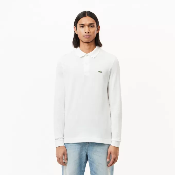 Slim Fit Long Sleeved L.12.12 Polo Shirt