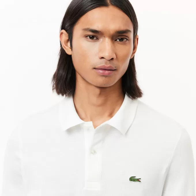 Slim Fit Long Sleeved L.12.12 Polo Shirt