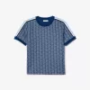 Slim Fit Monogram Jacquard T-shirt