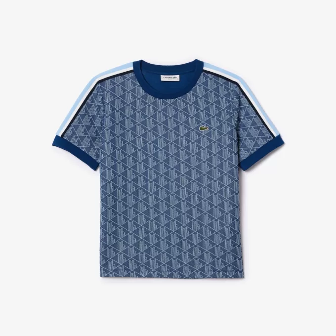 Slim Fit Monogram Jacquard T-shirt