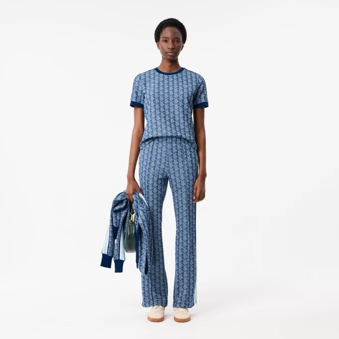 Slim Fit Monogram Jacquard T-shirt